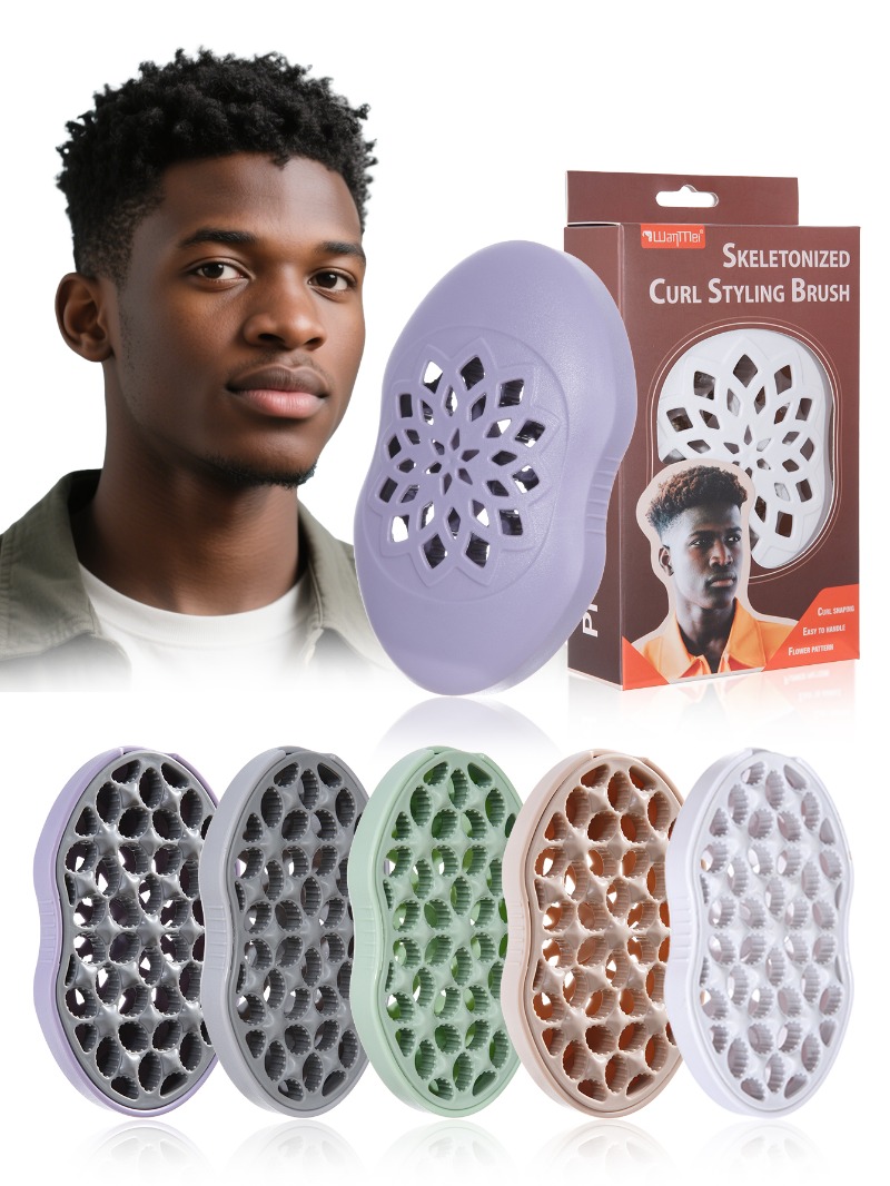 Afro Pick Comb - 1 個プロフェッショナルカーリーアフリカ髪ツイストブラシマジックコイルウェーブウェーブ再利用可能なドレッドヘアアフロヘアブラシカーラーヘアスタイリングツール