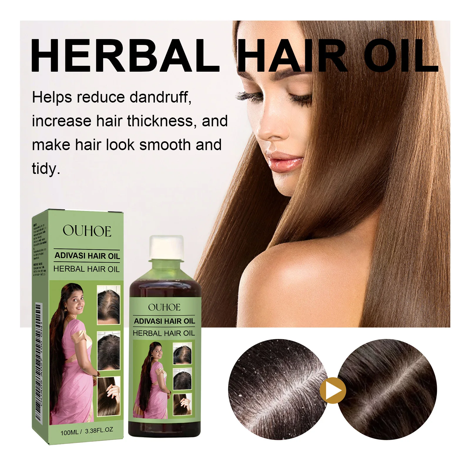 Hair Care India - 100ml 育毛オイル インド アディヴァシ ハーブヘアケア ローズマリー