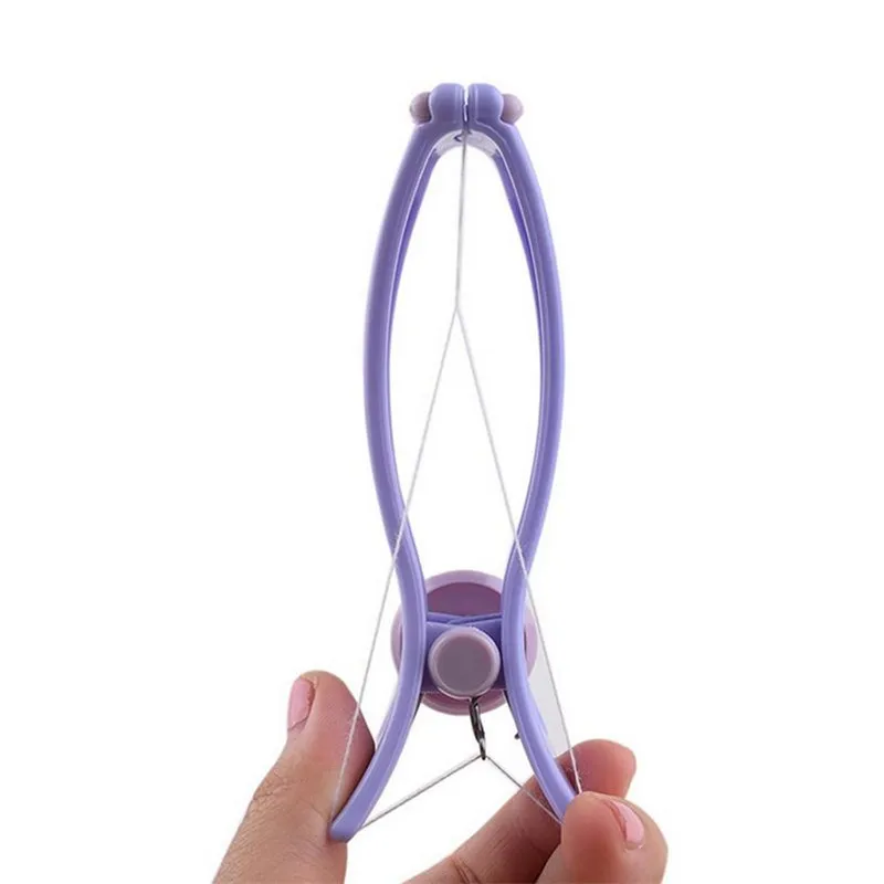 Hair Care Women - ホットポータブルミニ女性用顔の毛除去器スプリングスレッディング脱毛器顔頬眉毛脱毛器ツール