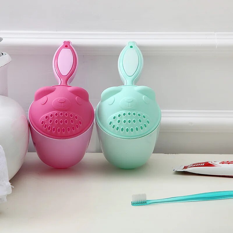 Hair Care Baby - ベビーバスキャップ幼児用シャンプーカップ子供用お風呂用バケツキッズシャワースプーン子供用洗髪カップ赤ちゃんの目を守るバスツール