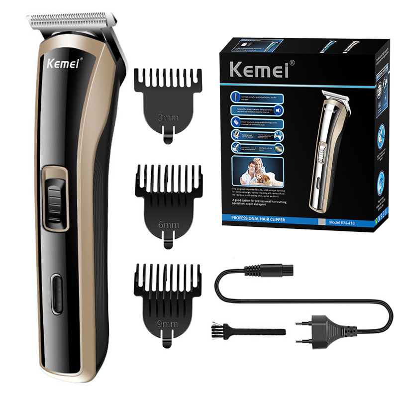 Hair Care Baby - Kemei 418 プロフェッショナル電気バリカン充電式ベビーバリカンスタイリングツールグルーミングコードレスバリカン男性用