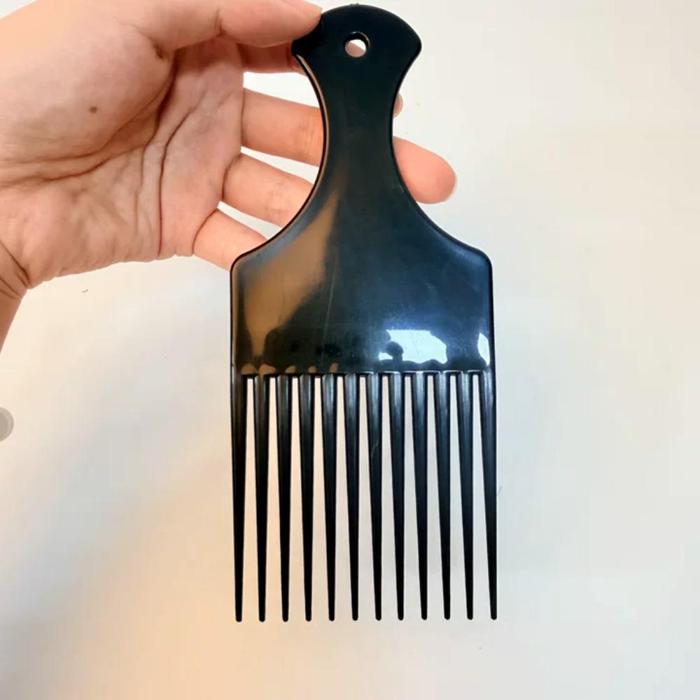 Afro Pick Comb - アフロピックコームアフリカ系アメリカ人の髪用ワイドトゥースデタングルスタイリングコームカーリーキンキーウィッグ編み込みヘアスタイリングツール