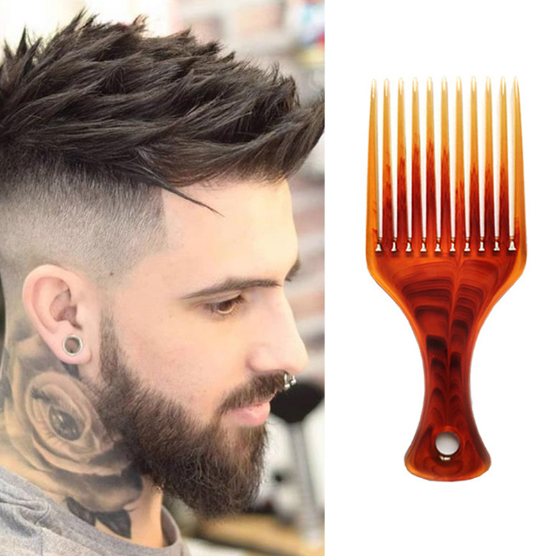 広い歯ブラシピックコームフォークヘアブラシ挿入ヘアピックコー - Afro Pick Comb のレビューと価格
