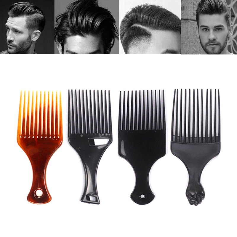 広い歯ブラシピックコームフォークヘアブラシ挿入ヘアピックコー - Afro Pick Comb のレビューと価格