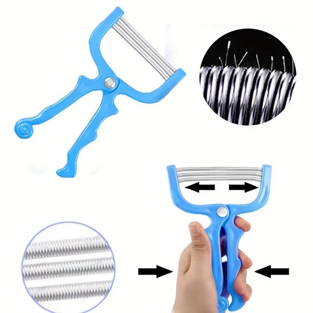 女性用脱毛器ミニ顔の毛リムーバー安全なスプリングローラー顔の - Hair Care Women のレビューと価格