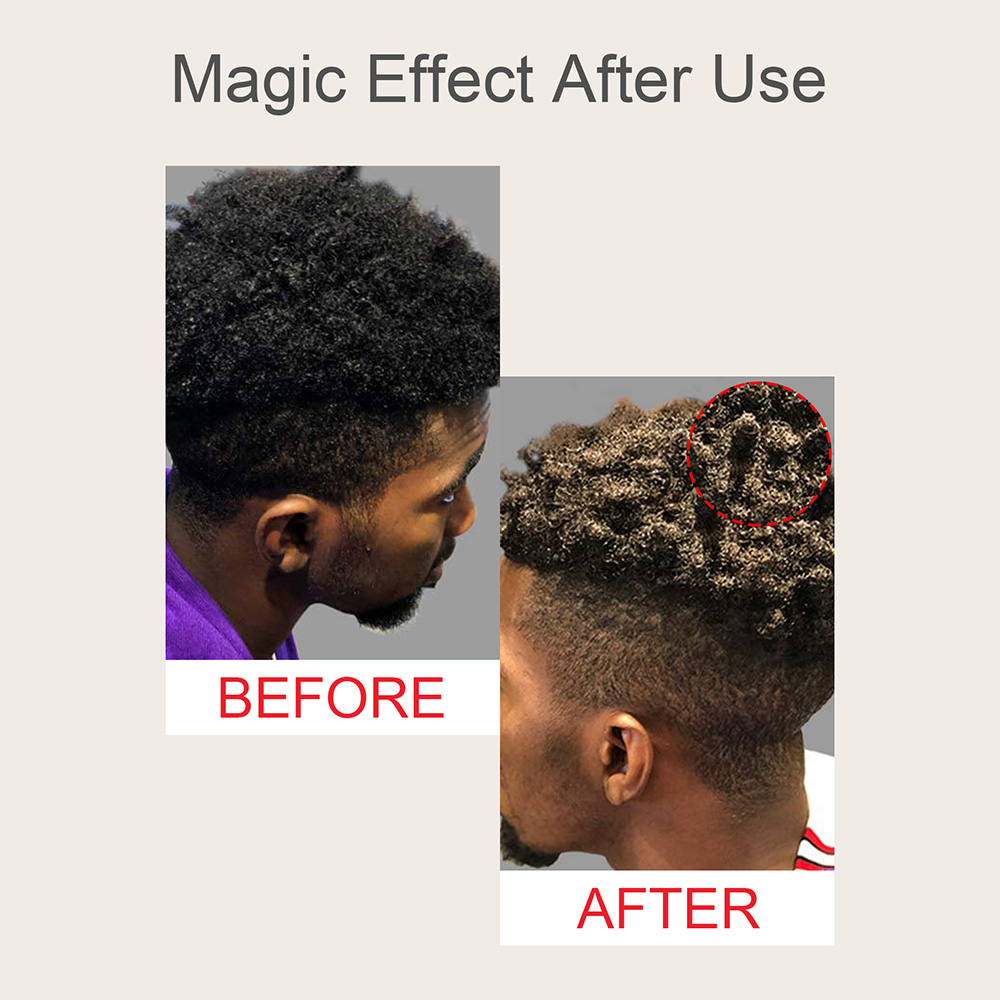 楕円形両面マジックツイストヘアブラシスポンジブラシナチュラル - Afro Pick Comb のレビューと価格