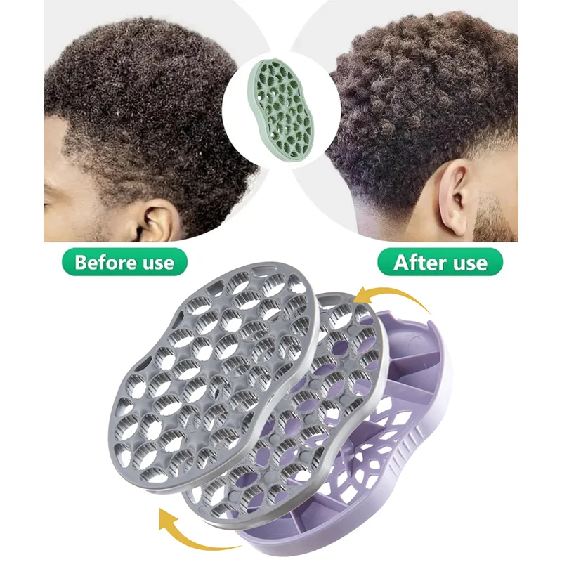1 個プロフェッショナルカーリーアフリカ髪ツイストブラシマジ - Afro Pick Comb のレビューと価格