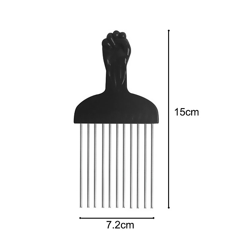 新しいプロ仕様の幅広歯アフロコーム、ヘアピック、理髪用コーム - Afro Pick Comb のレビューと価格