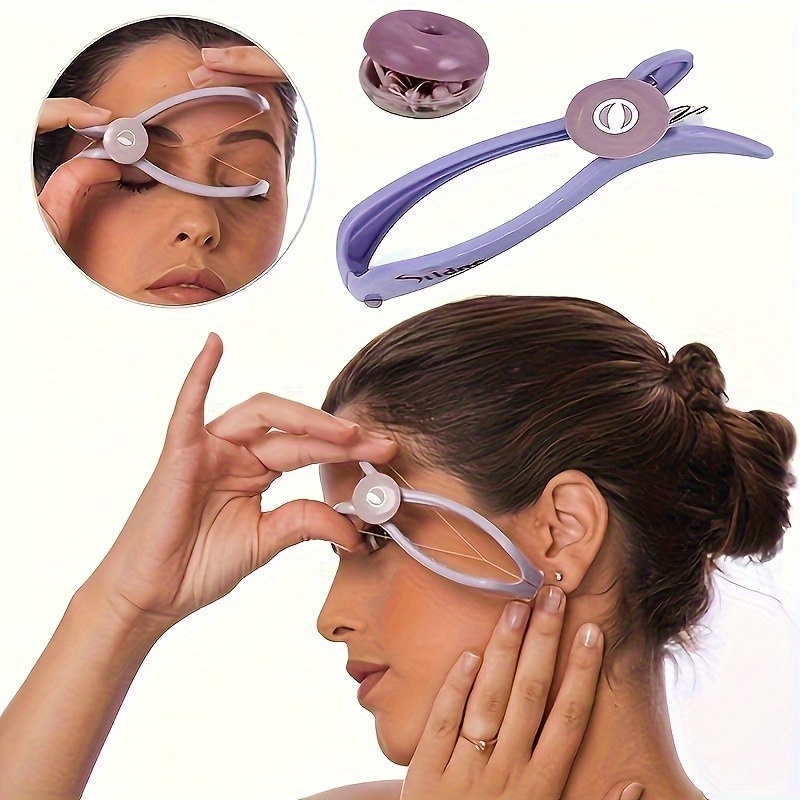 女性用顔の毛除去器 無痛脱毛クリップ 眉毛 あご 頬 携帯用 - Hair Care Women のレビューと価格
