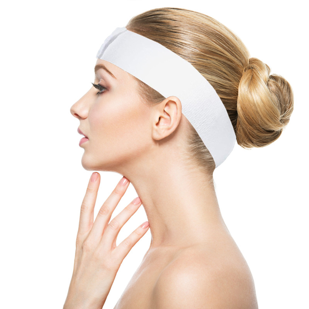 50 個使い捨てスパフェイシャルヘッドバンドストレッチ不織布 - Hair Care Women のレビューと価格