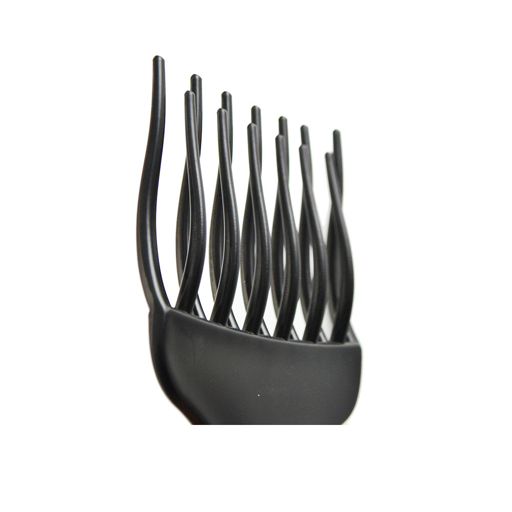 幅広歯ブラシピックコームフォークヘアブラシインサートヘアピッ - Afro Pick Comb のレビューと価格