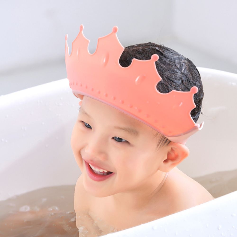 安全な耳と目の保護プラスチック製ソリッドカラーシャワーキャッ - Hair Care Baby のレビューと価格