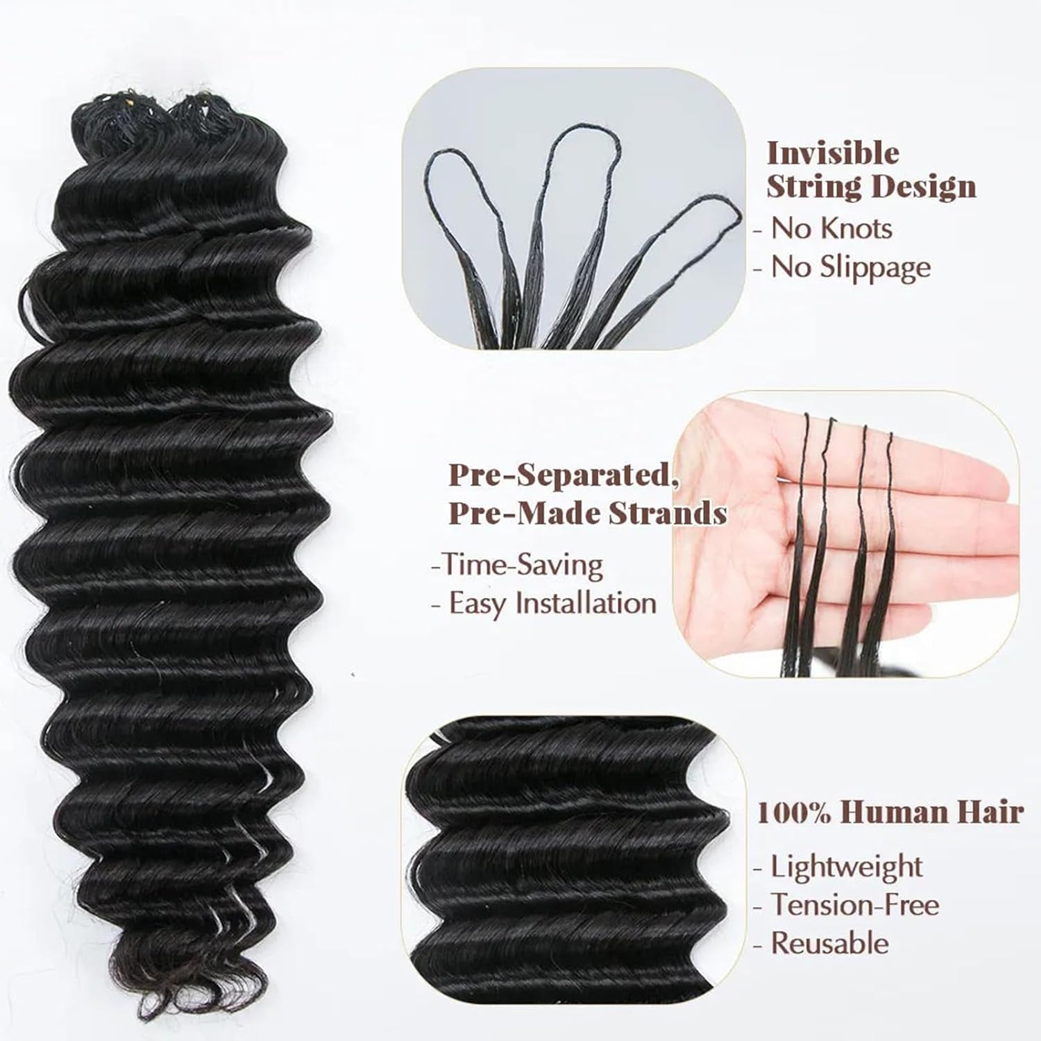 12Aノットレスプレセパレーテッドディープウェーブフェザーク - Hair Care Color のレビューと価格