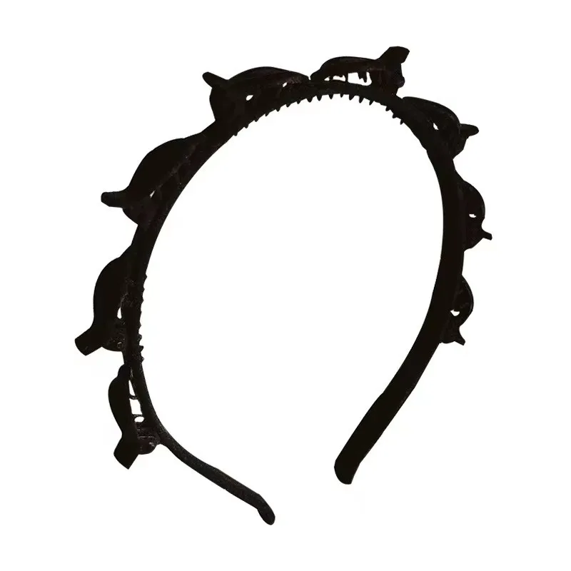 1/3個入り フロッキング加工の編み込みヘッドバンド 女性用 - Hair Care Baby のレビューと価格