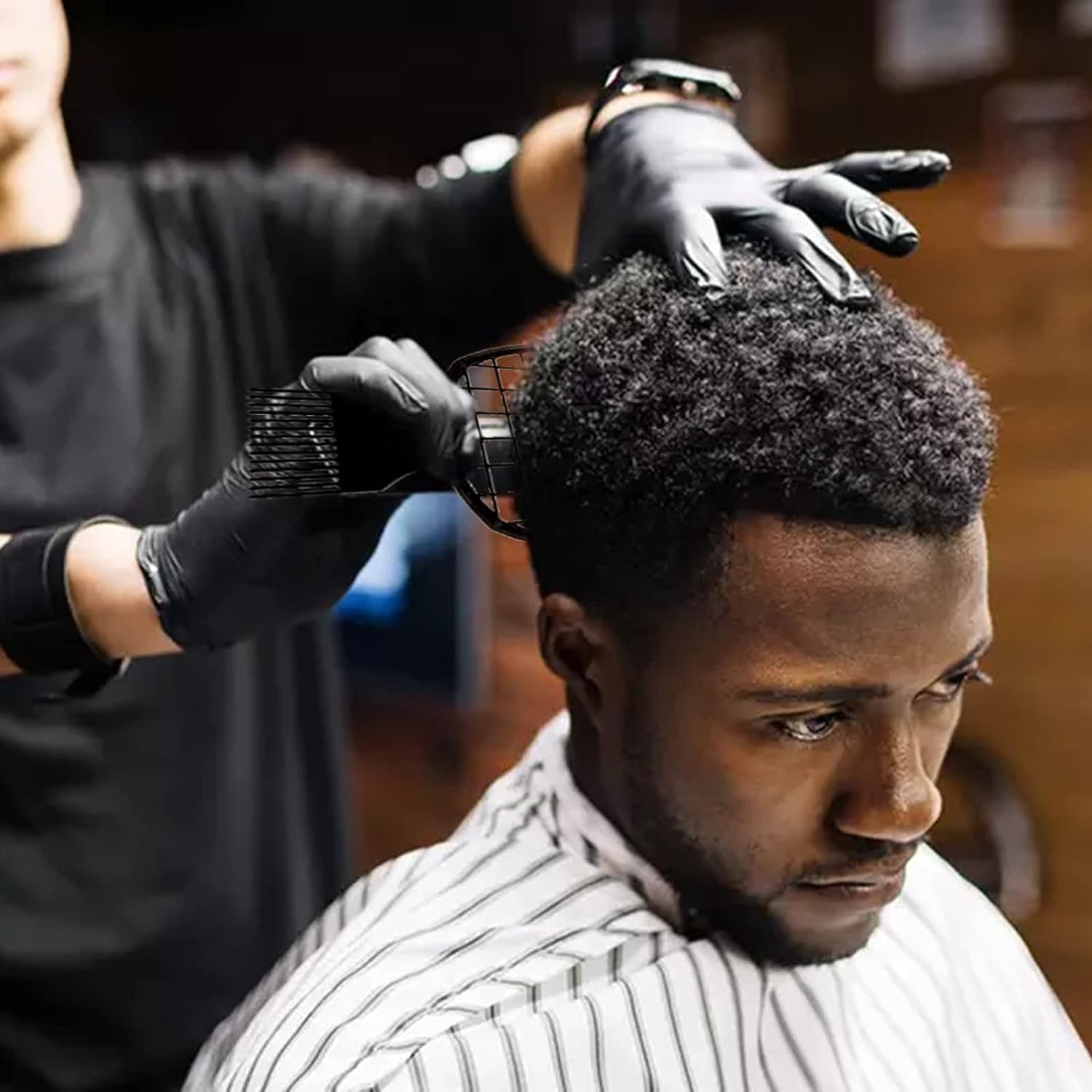 2 個アフロツイストヘアコームスポンジ男性と女性の巻き毛スポ - Afro Pick Comb のレビューと価格
