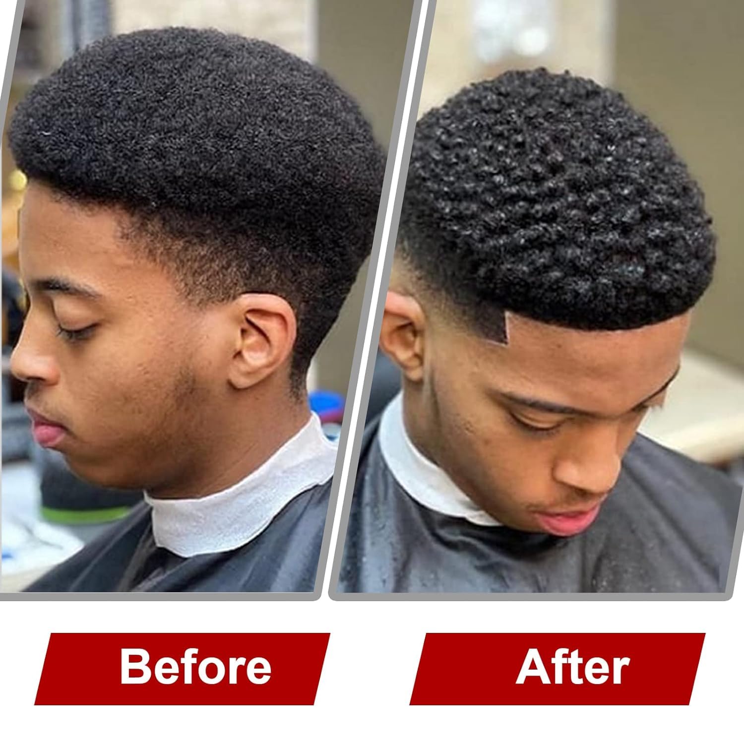 2 個アフロツイストヘアコームスポンジ男性と女性の巻き毛スポ - Afro Pick Comb のレビューと価格