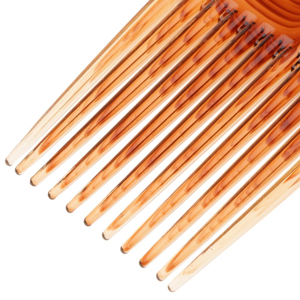 幅広歯のアフロヘアピックコーム、太くてカールした髪のスタイリ - Afro Pick Comb のレビューと価格