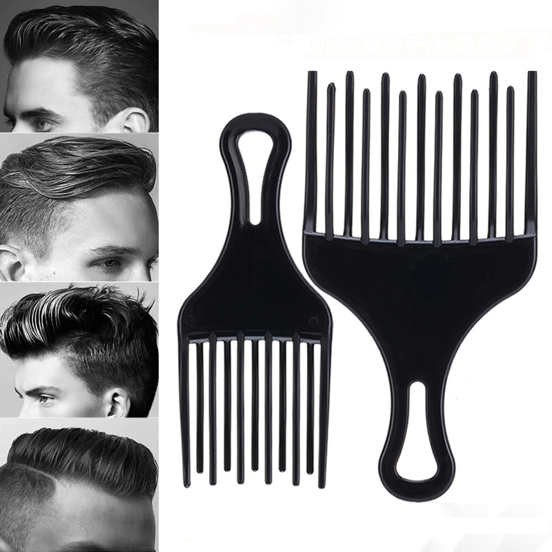 1 pc アフロコームワイド歯ブラシピックコームフォークヘア - Afro Pick Comb のレビューと価格