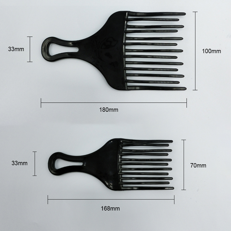 1 pc アフロコームワイド歯ブラシピックコームフォークヘア - Afro Pick Comb のレビューと価格