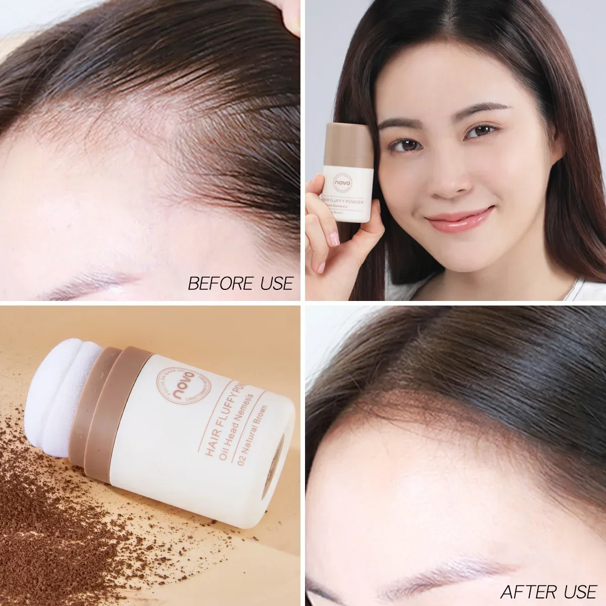 ノボ ヘア プルフィー パウダー - オイル コントロール  - Hair Care Women のレビューと価格