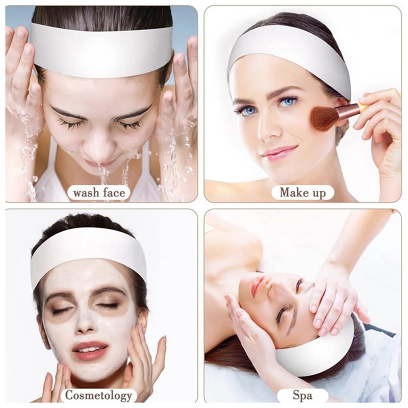 100/50/10 個使い捨てフェイシャルヘッドバンドスパス - Hair Care Women のレビューと価格
