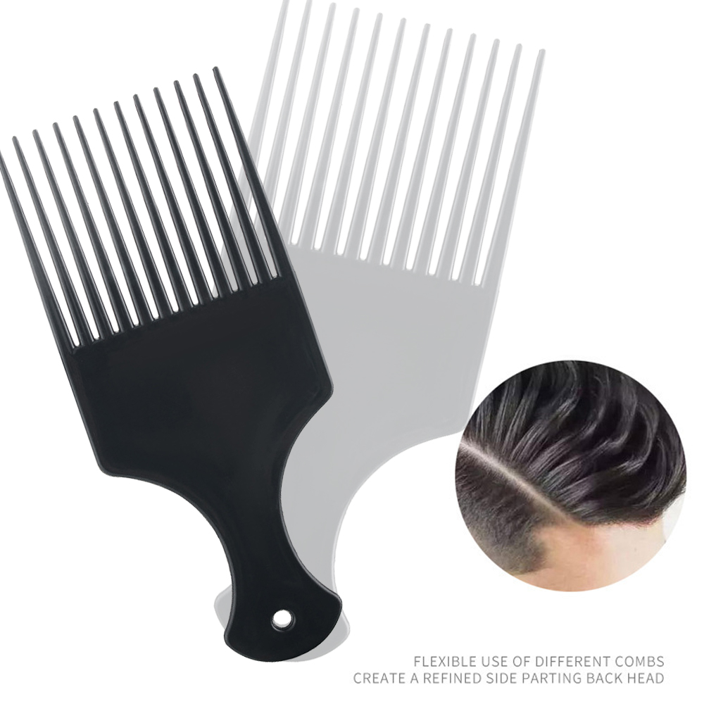 アフロピックコーム、幅広歯のもつれ解消コーム、アフリカの巻き - Afro Pick Comb のレビューと価格