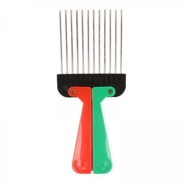 スタイリング用アフロピックコーム、サロンツール、柔軟なハンド - Afro Pick Comb のレビューと価格