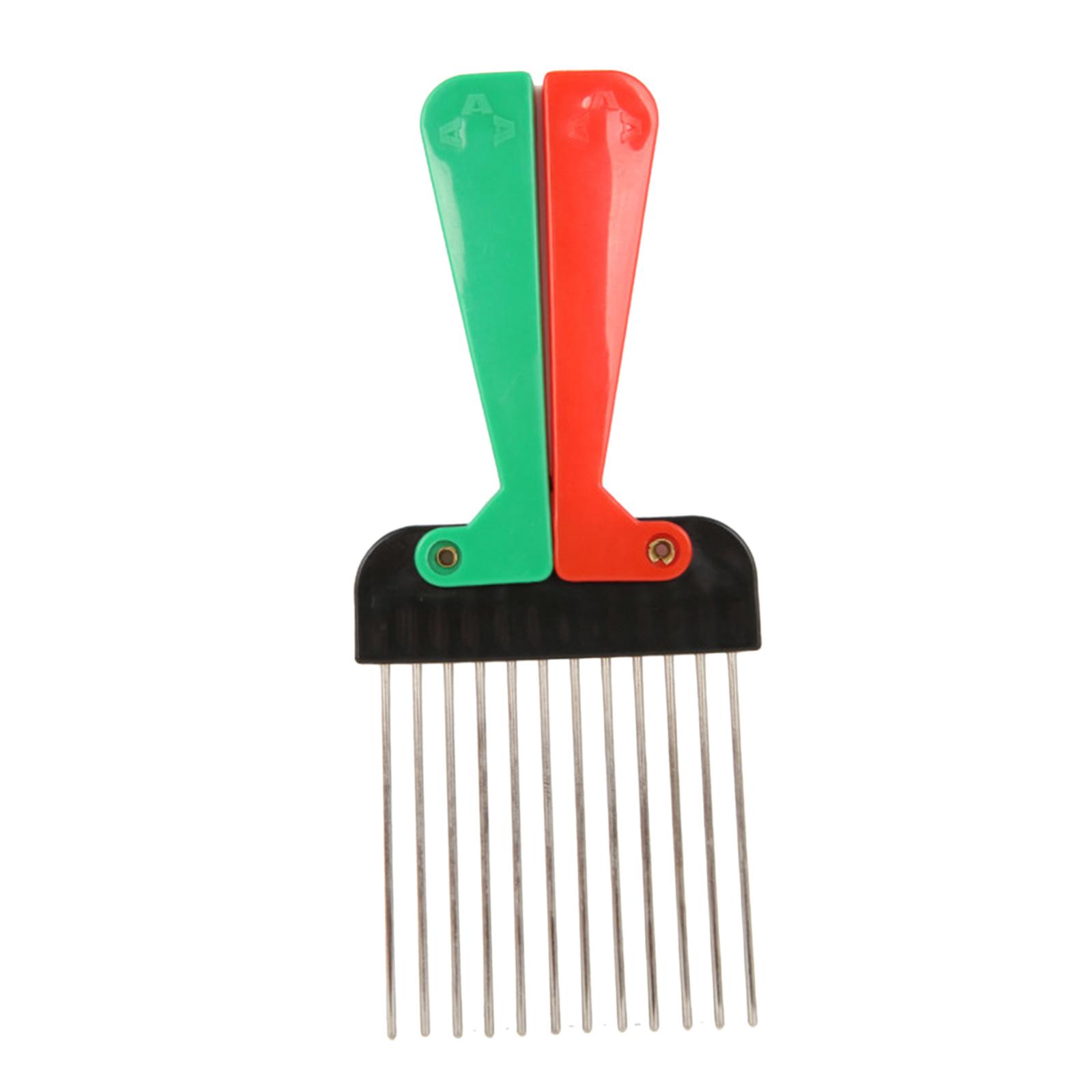 スタイリング用アフロピックコーム、サロンツール、柔軟なハンド - Afro Pick Comb のレビューと価格